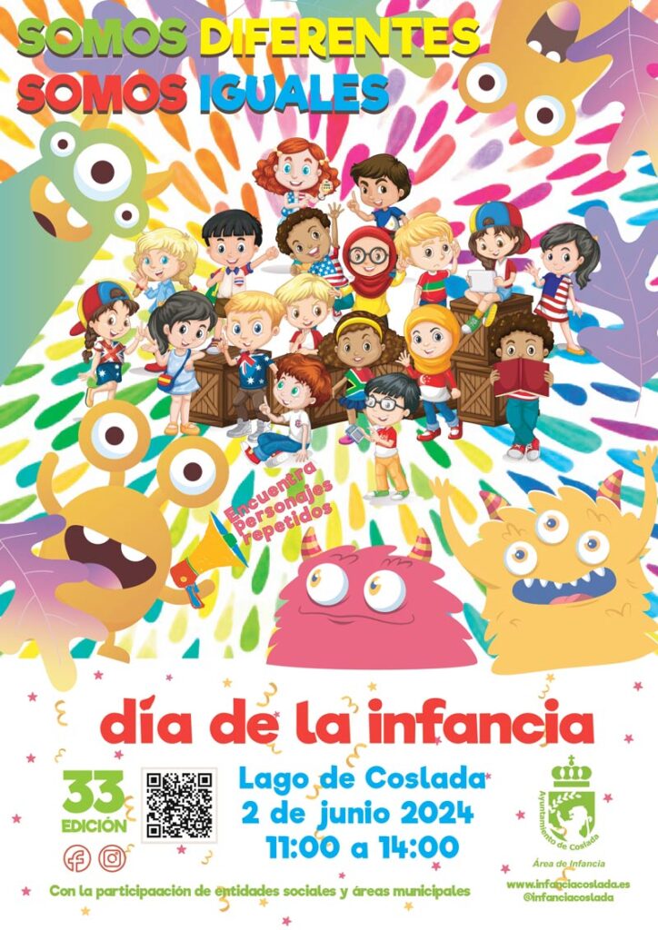 Cartel Día de la Infancia de Coslada 2024